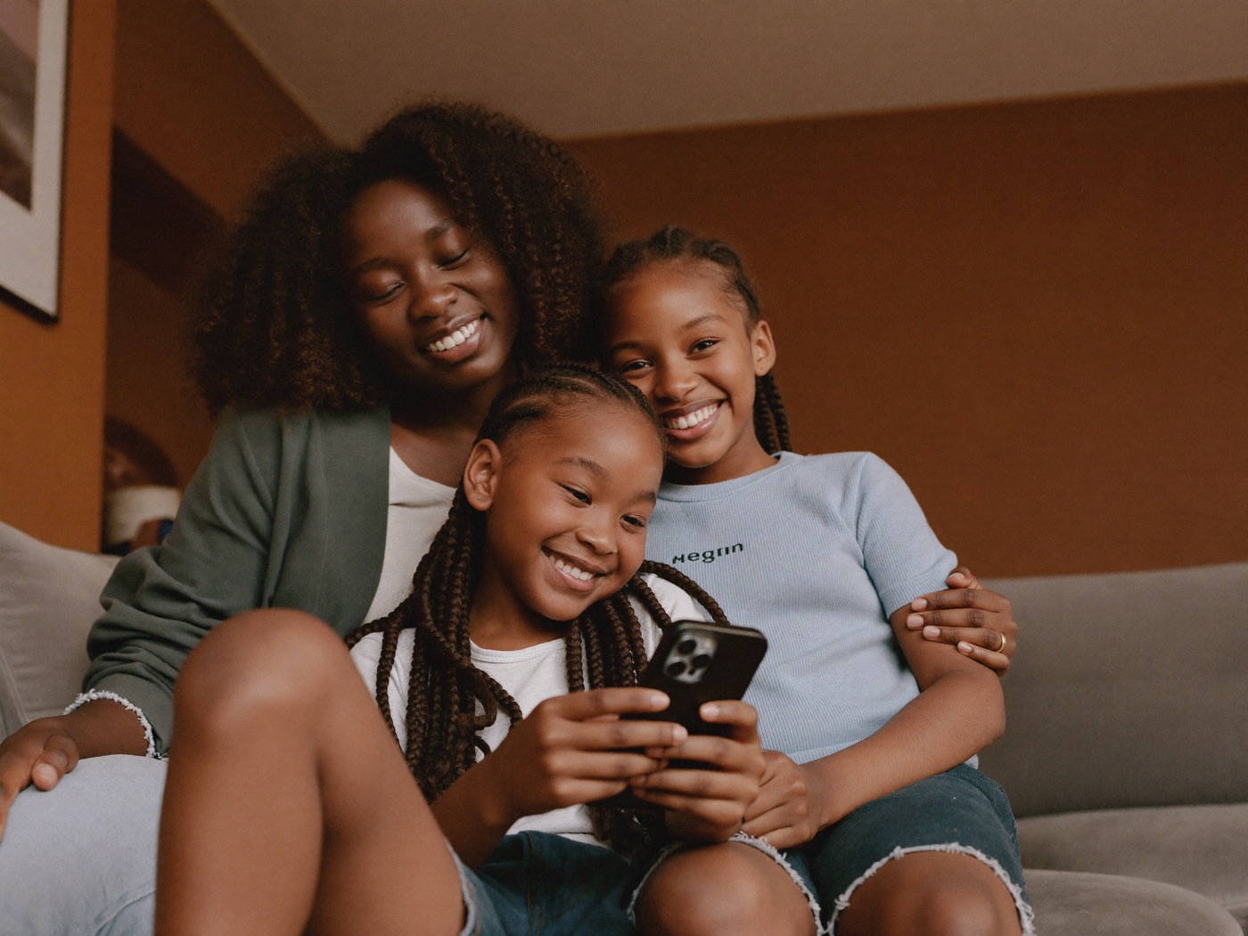 Family safely enjoying the app together